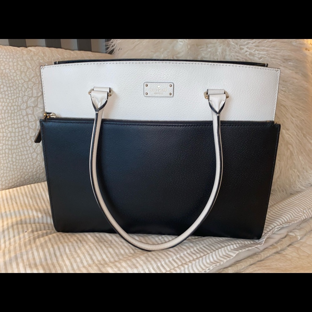 Kate Spade Black and White Grove Street Tote